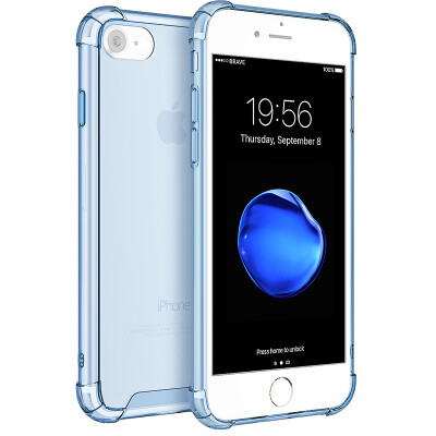 

BIAZE Apple 7 phone shell iPhone7 protective cover all-inclusive anti-drop shell ice A series JK110-transparent blue