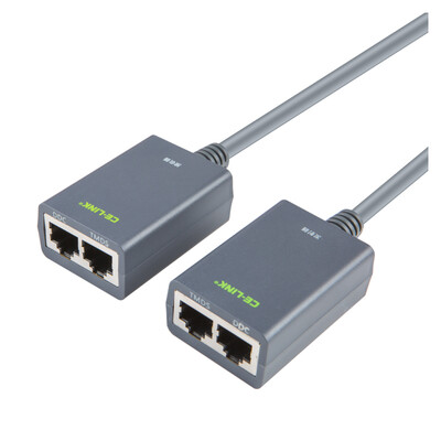 

CE-LINK HDMI Signal Extender Двойной кабель 30m Extender HDMI to Cable Signal Amplifier TV Monitor Extended Transmitter поддерживает 1080P HDCP 2201