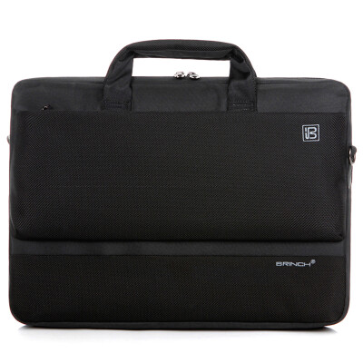 

British (BRINCH) computer bag 17-inch waterproof nylon material portable shoulder notebook computer bag BW-203 black