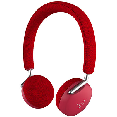

Libratone (звук птицы) Q Усилитель головного уха с проводной гарнитурой вишнево-красный