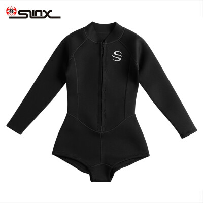 

2MM Women Long Sleeve Sunblock Bikini Diving Suit Wetsuit Neoprene Diving Suits Woman Swimwear one-piece Surfing Jacket new design