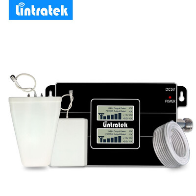 

Lintratek NEW LCD Signal Booster GSM 900MHz 3G UMTS 2100MHz Cell Phone Signal Amplifier Repeater for MTS MegaFon BeelineTele2