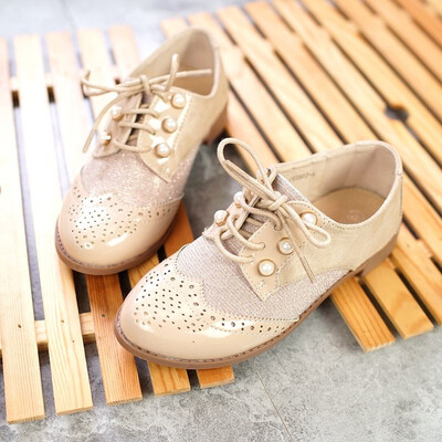 

European&American riveted childrens shoes British style single shoes
