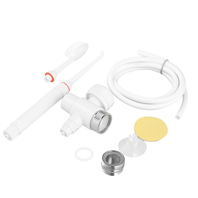 

Portable 1 Set Dental Water Oral Irrigator Flosser Teeth Cleaner Jet With Movable Toothbrush Head Home Travel Companion Health Car