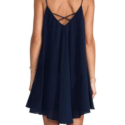 

Sexy Women Summer Casual Sleeveless Evening Party Beach Dress Short Mini Dress