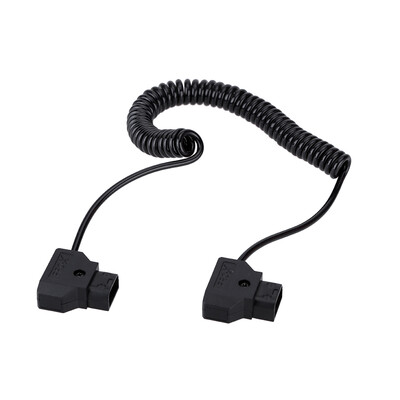 

D-TAP 2 Pin Male to Male Extension Adapter Cable for DSLR Rig Anton Bauer Battery Dtap to Dtap Elastic Cable 1M
