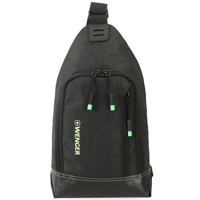 

Swiss Army knife Vega Wenger chest bag light street leisure package men&women multi-functional fashion shoulder Messenger bag riding bag Khaki brown SAB57216123038