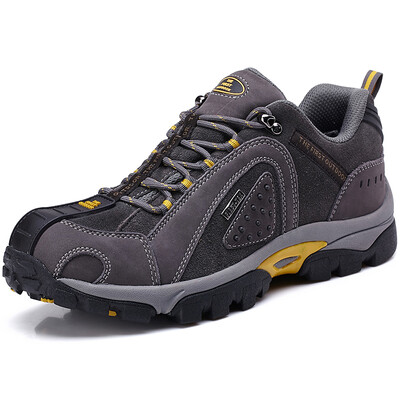 

TFO climbing shoes outdoor high shock absorber breathable comfortable low to help leather climbing shoes 842728 male carbon gray 44