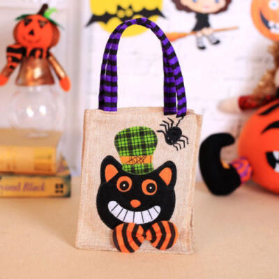 

Halloween Witch Ghost Skull Candy Bag Black Cat Gift Bag For party Decoration