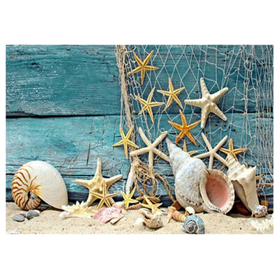 

UpperX 5D DIY Diamond Painting Starfish Conch Embroidery Patterns Cross Stitch Mosaic diamond Rhinestone Home decor