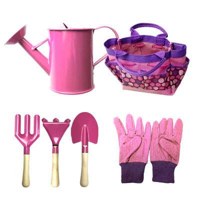 

Childrens Cloth Bag Set Kids Gardening Tool Bags Safe Parent-child Interaction Tools Kit