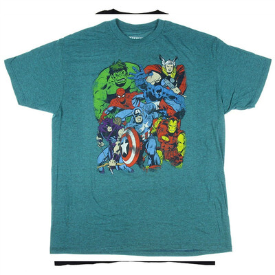 

Avengers Blue Graphic T-Shirt