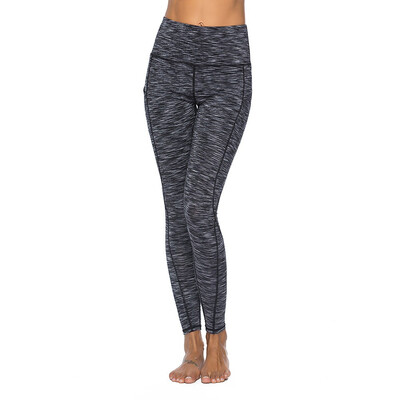 

Womens yoga pants High waist&quick dry fitness running Nine pants