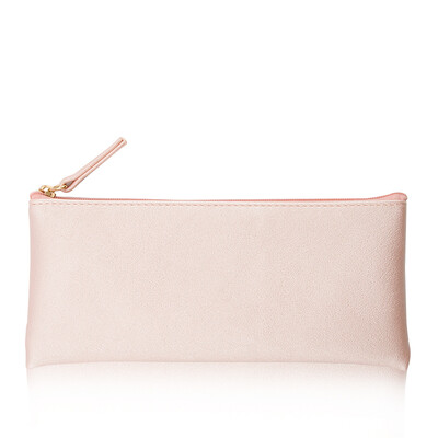 

Simple leather leather stationery bag pencil bag storage package powder DTB2008