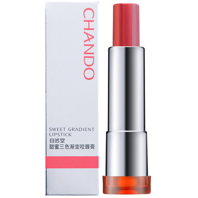 

Natural Church CHANDO sweet three-color gradient biting lipstick 03 honey orange heart lip balm lipstick