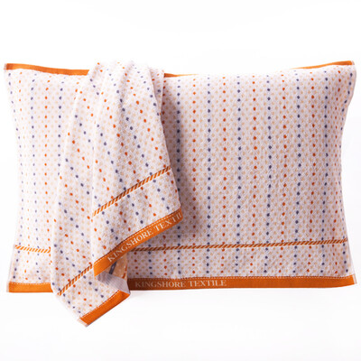 

Gold towel home textile cotton pillow pillow two loaded brown 150g article 80 52cm
