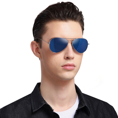 

INTERIGHT sunglasses female models men classic toad polarizer couple models retro sunglasses fashion driving glasses (C1 black b