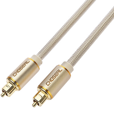 

Akihuo CHOSEAL fiber optic cable high-fidelity square digital optical fiber audio line earth Hao gold series 15 m DH517T1D5