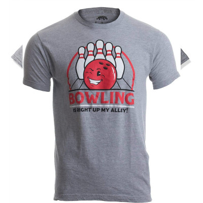 

Ann Arbor T-shirt Co Bowling is Right up My Alley Funny Bowler Bowling Team Pun Humor T-Shirt