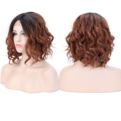 

Real Thick Brazilian Lace Front Hair Wig Heat Resistant Long Wigs Pink Gray