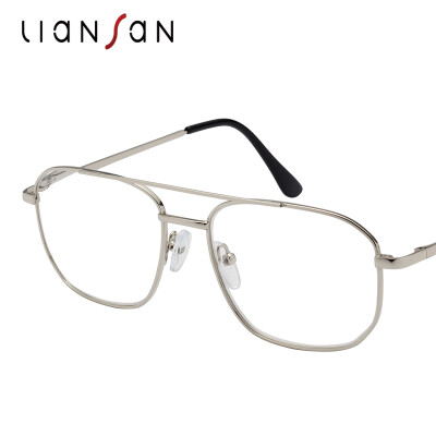 

Fall in love with reading glasses unisex business fashion full frame metal HD reading glasses L3690Z 150 degrees silver