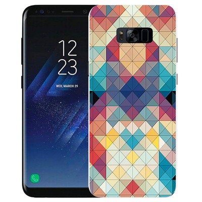 

Yomo Samsung S8 плюс телефон оболочки мобильный телефон оболочки мобильный телефон защитный рукав s8plus рельеф текстуры коры Mosaic