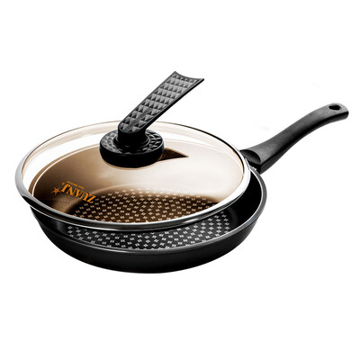 

Jingdong Supermarket drill technology ZUANJ imports of non-stick pan 28CM smoke-free fried fried beef decanter pan gas cooker universal ZJ-NF28
