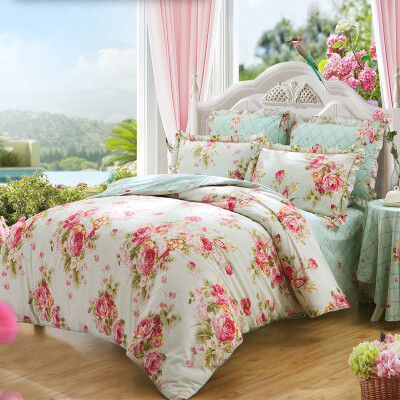 

MERCURY print cotton bed set/bed kit (duvet cover/bed sheet/pillowcase)