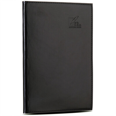 

Effective deli 3191 25K leather face of this notebook record of the business soft leather notebook 96