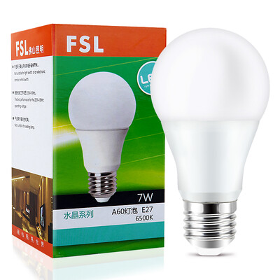 

Foshan Lighting (FSL) Светодиодная лампа Энергосберегающая 7W High Power E27 Crystal Bulb Daylight 6500K