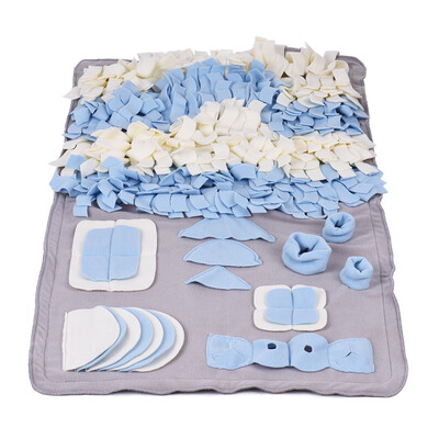 

Handmade Dog Play Mat Snuffle Training Feeding Foraging Mat Nose Work Blanket Machine Washable Pet Toys