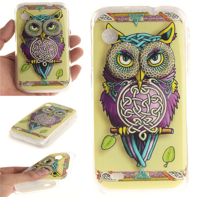 

Сова Pattern Мягкий тонкий ТПУ Резиновая крышка силиконовый гель чехол для Lenovo A580