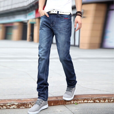 

YISHSTYLE Flat Front Slim Fit Pants