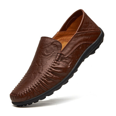 

Four Seasons Casual Leather Shoes with Soft Bottom&Wear Resistant Mens Shoes