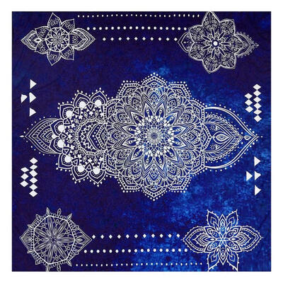 

UpperX Beach Towels Bohemian Mandala Wall Hanging Tapestry Bedspread Beach Towel Table Blanket 150x150CM F
