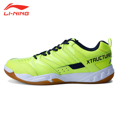 

Li Ning LI-NING sports shoes non-slip breathable badminton shoes mens primary training ping feather net shoes AYTN025-2 bright green 429
