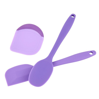 

Jingdong Supermarket Jekai Jekero Food Grade Small Silicone Spoon Scraper Scraper 3pcs Cake Cookies Cookies West Point Baking Mold Tool Set