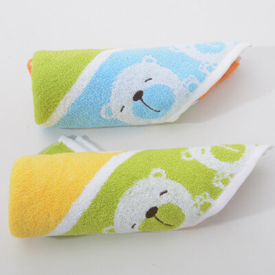 

Vogue Jieyu хлопковое полотенце красочный сон мягкий абсорбирующий полотенце для мытья лица 2 шт. 34 * 74 см зеленый + синий