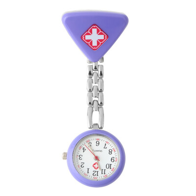 

Round Triangular Nurse Doctor Watch Hanging Pocket Clip-on Time Piece New