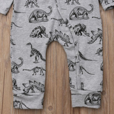 

Toddler Infant Baby Boy Dinosaur Cotton Romper Jumpsuit 2Pcs Outfits Clothes Set