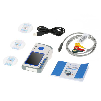 

Heal Force PC-80B Professional Easy ECG Monitor ECG Monitoring Machine LCD Heart Health Monitor Easy Handheld Portable USB Continu