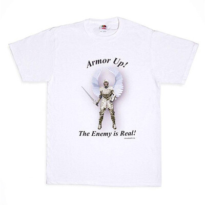 

Christian T-Shirt Unisex "Armor Up" 100 Preshrunk Cotton