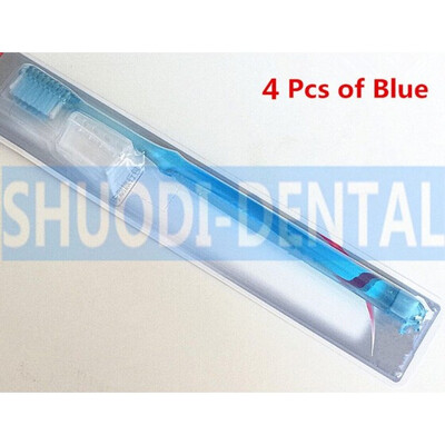 

4 Pcs Eco PP Adult Orthodontic Toothbrushes Dental Tooth Brush U Trim Hard&Soft Toothbrush Deep Clean