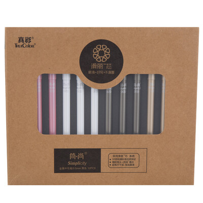 

True color Truecolor A73 true color is still a series of slippery core neutral pen warhead 05 black 12 box