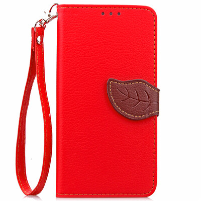 

Red Design PU Leather Flip Cover Wallet Card Holder Case for Lenovo P70