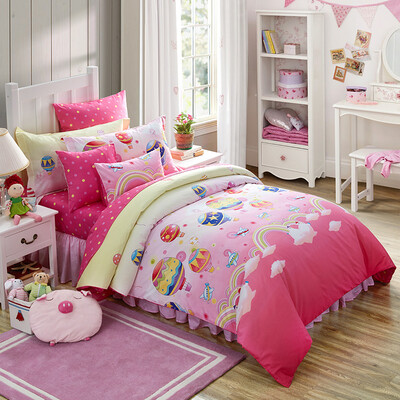 

Somat Somerelle Bedding Set Cotton Twill Active Print Four Piece Dream Ball 150cm 215cm