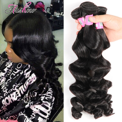 

Malaysian Loose Wave 4 Bundles Deals Malaysian Virgin Hair Bundles Malaysian Hair Extension 7A Unprocessed Human Hair Extensions