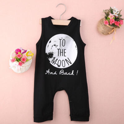 

Kids Baby Girls Boy Sleeveless Cotton Romper Bodysuit Playsuit Outfits Clothes