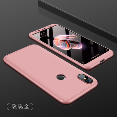 

For Xiaomi Redmi6PRO 5plus note5 4X Prime Phone case 3 in 1 Case Ultra Thin Luxury 360 Full Protect hard PC Phone Cover