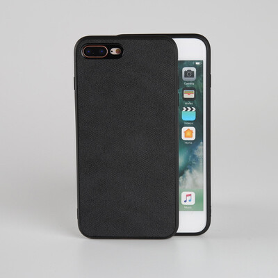 

Phone Cases For iPhone X Xs Max Cover PU Leather Frabic Texture TPU Silicone Case For iPhone 6 6S 7 8 Plus Shell